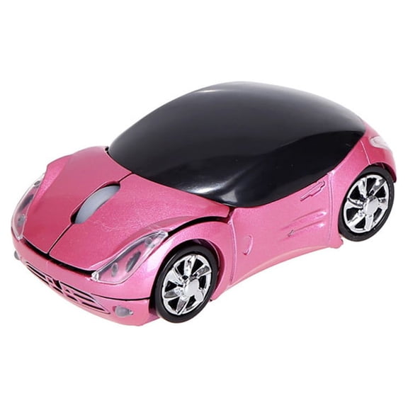 Wireless Car Shaped Mouse 2.4ghz with Usb Receiver Comfortable Grip for Pc Laptop Desktop Mac Windows Computer Office Home Work Travel Portable Use for Chromebook Notebook