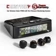 Wireless Car Solar TPMS LCD Tire Pressure Monitoring System & 4 ...