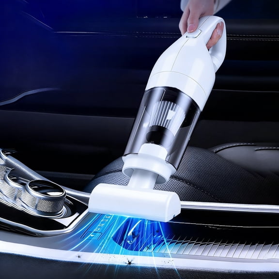 Wireless Car Vacuum Cleaner, Rechargeable Handheld Strong Suction Vacuum, Portable 2-in-1 Car Home Duster, High Power Tool for Gap Dust Cleaning