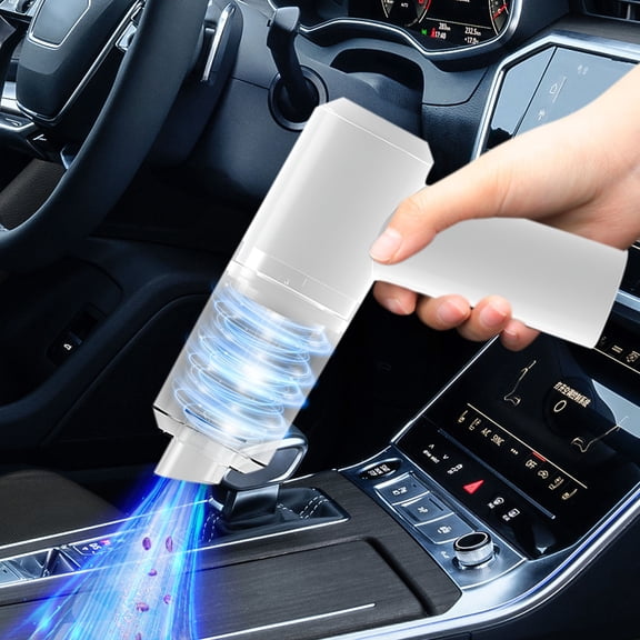 Wireless Car Vacuum Cleaner, Wet and Dry Handheld Portable, 5000Pa Suction Power, Long Battery Life, LED Light for Crevice Cleaning, Home and Car Use