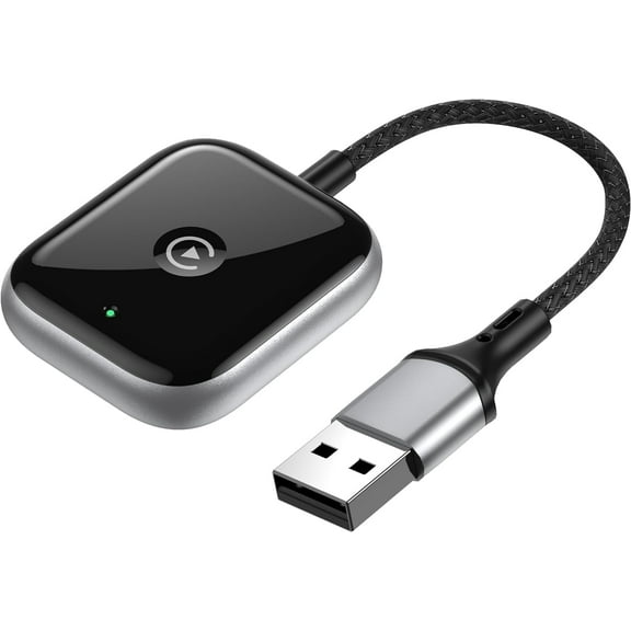 Wireless CarPlay Adapter 2024 for Apple CarPlay, Easy to Upgrade Wired CarPlay to Wireless, Instant Connectivity, Super Mini Car Play Dongle for iPhone, Fit for Cars with Built-in CarPlay (Black)