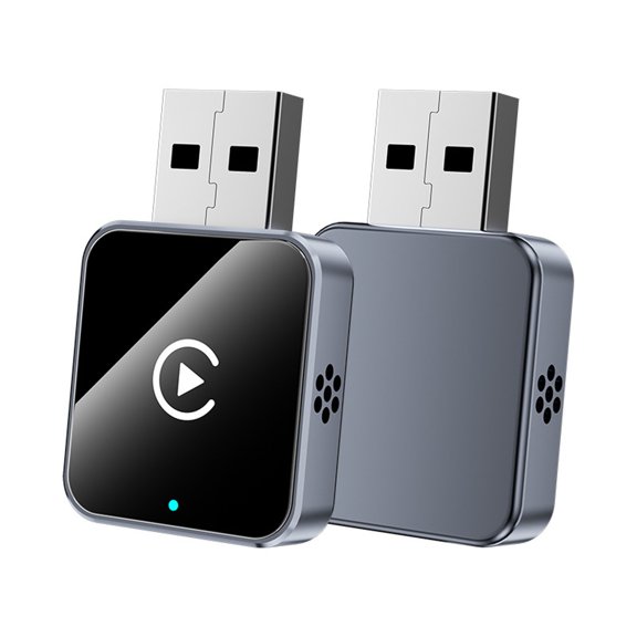 Wireless CarPlay Adapter, Android Auto Wireless Adapter with Ultra-Compact Body, Efficient CarPlay Adapter for Wired to Wireless Conversion