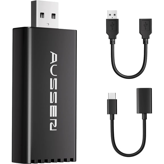 Wireless CarPlay Adapter, Apple CarPlay Wireless Adapter Plug and Play Dual Core Chip 5.8GHz WiFi No Lag Dongle Auto Connection Wireless CarPlay for Wired CarPlay Models Above 2016