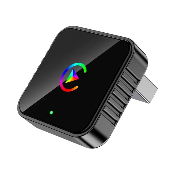 Wireless CarPlay Adapter for Apple &iPhone&Android, 2026 Upgrade Wired to Wireless CarPlay Converter, Mini USB Dongle with Auto Connect, Plug & Play, Stable Signal, Black&Gray