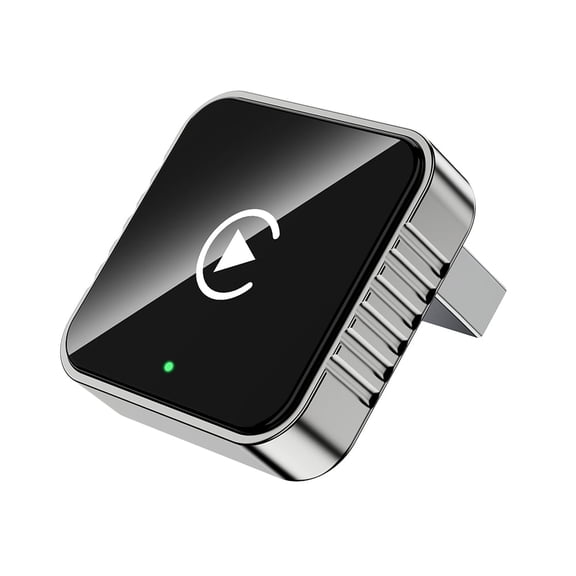 Wireless CarPlay Adapter for Apple &iPhone&Android, 2026 Upgrade Wired to Wireless CarPlay Converter, Mini USB Dongle with Auto Connect, Plug & Play, Stable Signal, Sliver