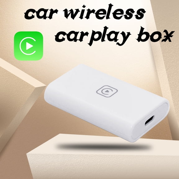 Wireless CarPlay Adapter Bluetooth WiFi Auto Connection USB Plug Play Smart Car Play Box