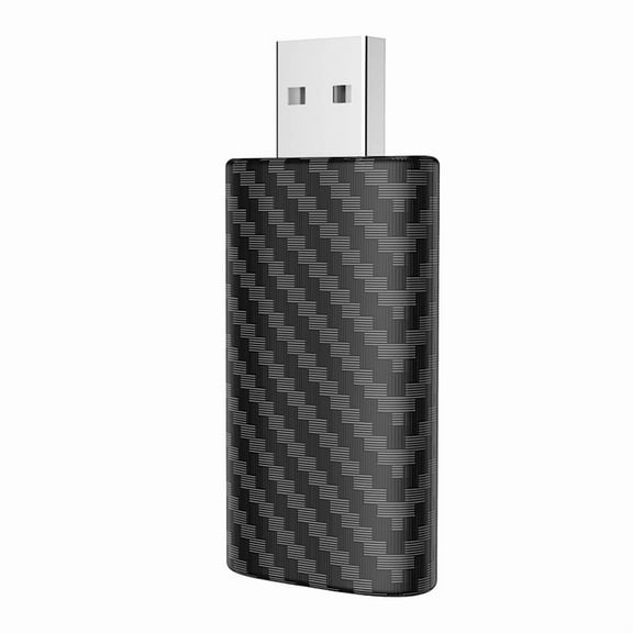 Wireless CarPlay Adapter Carbon Fiber USB Wireless Android Auto Dongle Mini Ai Box Wired to Wireles Android Auto Adapter