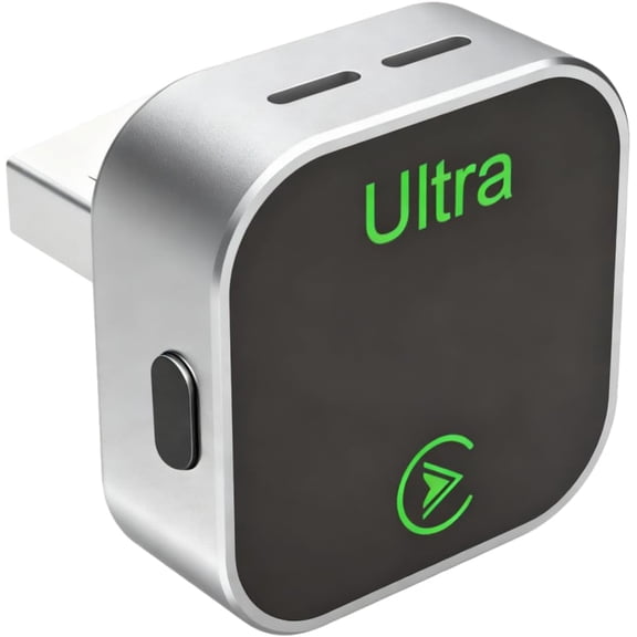 Wireless CarPlay Adapter, Converts Wired CarPlay to Wireless, 2-in-1 Apple CarPlay & Android Auto Dongle, Plug & Play USB/USB-C, Fast Auto-Connect, Stable Signal for Factory Wired Cars