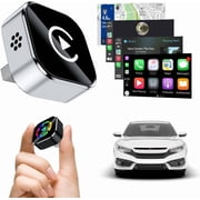 Wireless CarPlay Adapter, Mini USB Car Play Wireless Adapter Compatible with iPhone Android , 2 in 1 Plug and Play Bluetooth Carplay
