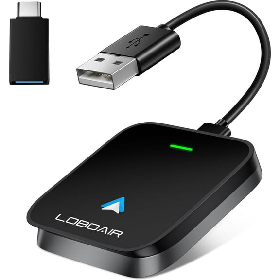 Wireless CarPlay Adapter, Transforms Wired to Wireless Apple CarPlay, Suitable for Cars from 2015 & iOS 10+, Easy Operation & Stable Connection