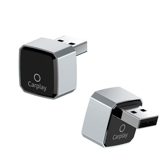 Wireless CarPlay Adapter for iPhone Carplay & Android Auto, Converts Wired to Wireless, Mini USB Design, Plug and Play, No Latency, WiFi, Bluetooth Car Play Adapter for Cars, iPhone 6+, Android 11+
