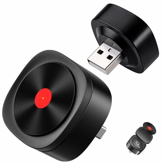 Wireless CarPlay Adapter for iPhone, USB-C Wireless Adapter for Factory ...