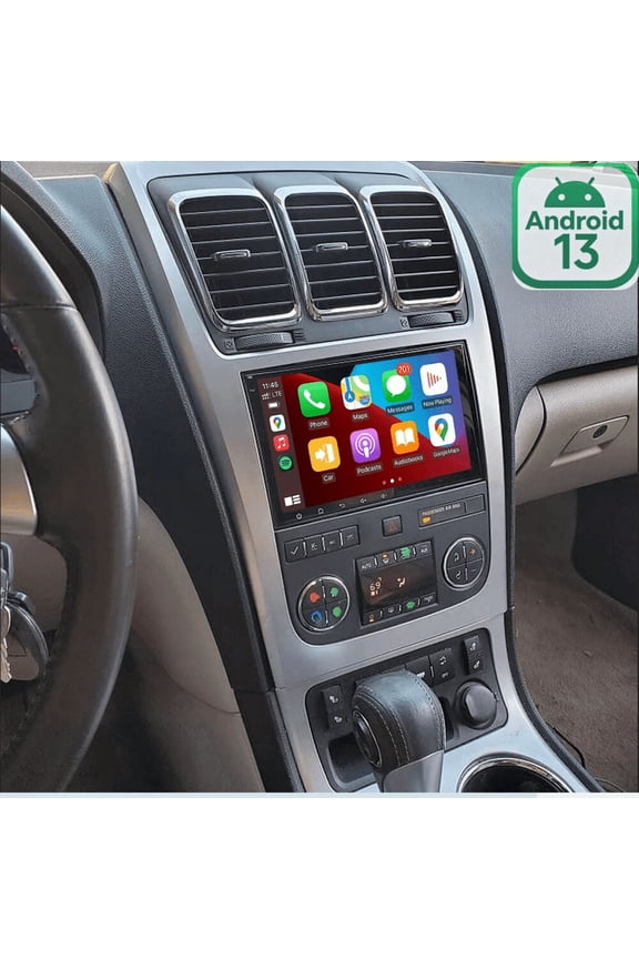 8" Android 13 Car Stereo Para Gmc Acadia 2008-2012, 2+32GB, IPS Touchscreen, Wireless CarPlay & Android Auto, GPS, SWC, Split Screen