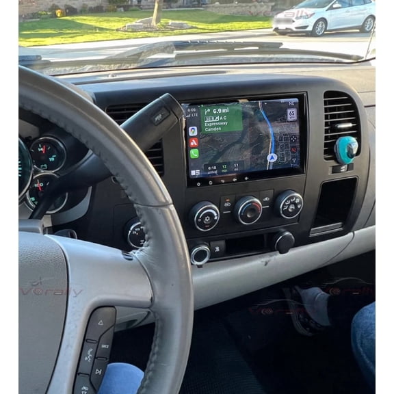 Wireless CarPlay Android Auto Car Stereo For GMC Sierra serria 2009-2012, 8-inch IPS Touchscreen Android 13 GPS Navigation, 2+32GB, with GPS WiFi Bluetooth SWC Mirror Link Split Screen