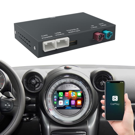 Wireless CarPlay/Android Auto Kit for MINI Hardtop/Clubman/Convertible/Countryman/Paceman R55 R56 R57 R58 R59 R60 R61 CIC System 2010-2016
