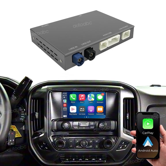 Wireless CarPlay Android Auto interface for Chevrolet Suburban Tahoe 2015-2020