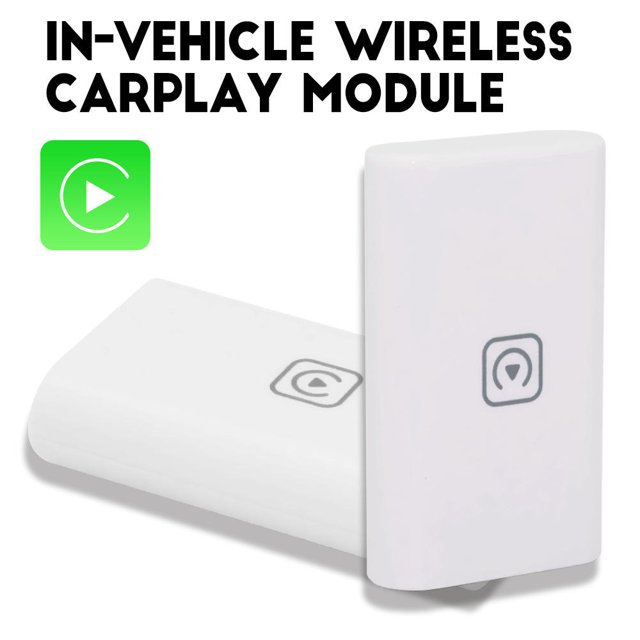 Wireless CarPlay adapter for Apple devices, converts wired to wireless