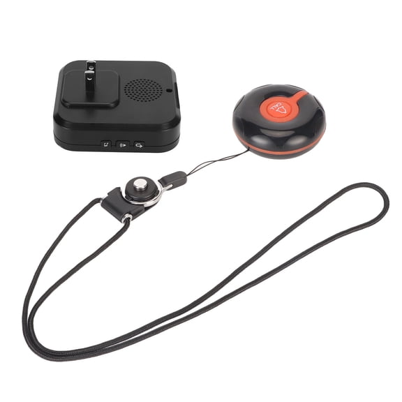 Wireless Caregiver Pager SOS Call Button Smart System Alert Device for Elderly Patients Home Assistance 100-240V US Plug Emergency Panic Button
