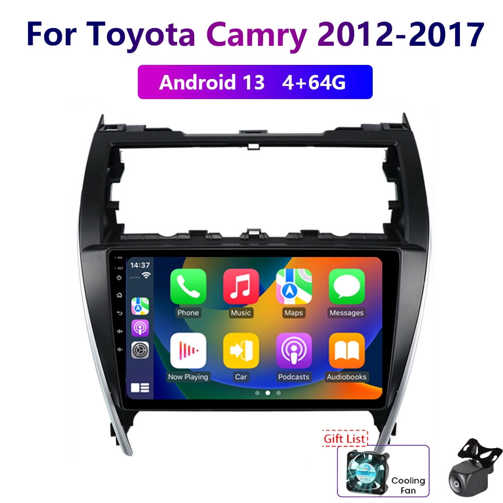 Wireless Carplay 4-64GB Android 13 For Toyota Camry 2012-2014 Car ...