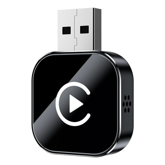 Wireless Carplay Adapter, 2-in-1 Wireless CarPlay & Android Auto Adapter, Plug and Play Dongle Converts Wired to Wireless for iPhone & Android, Auto Connect, Compact Design