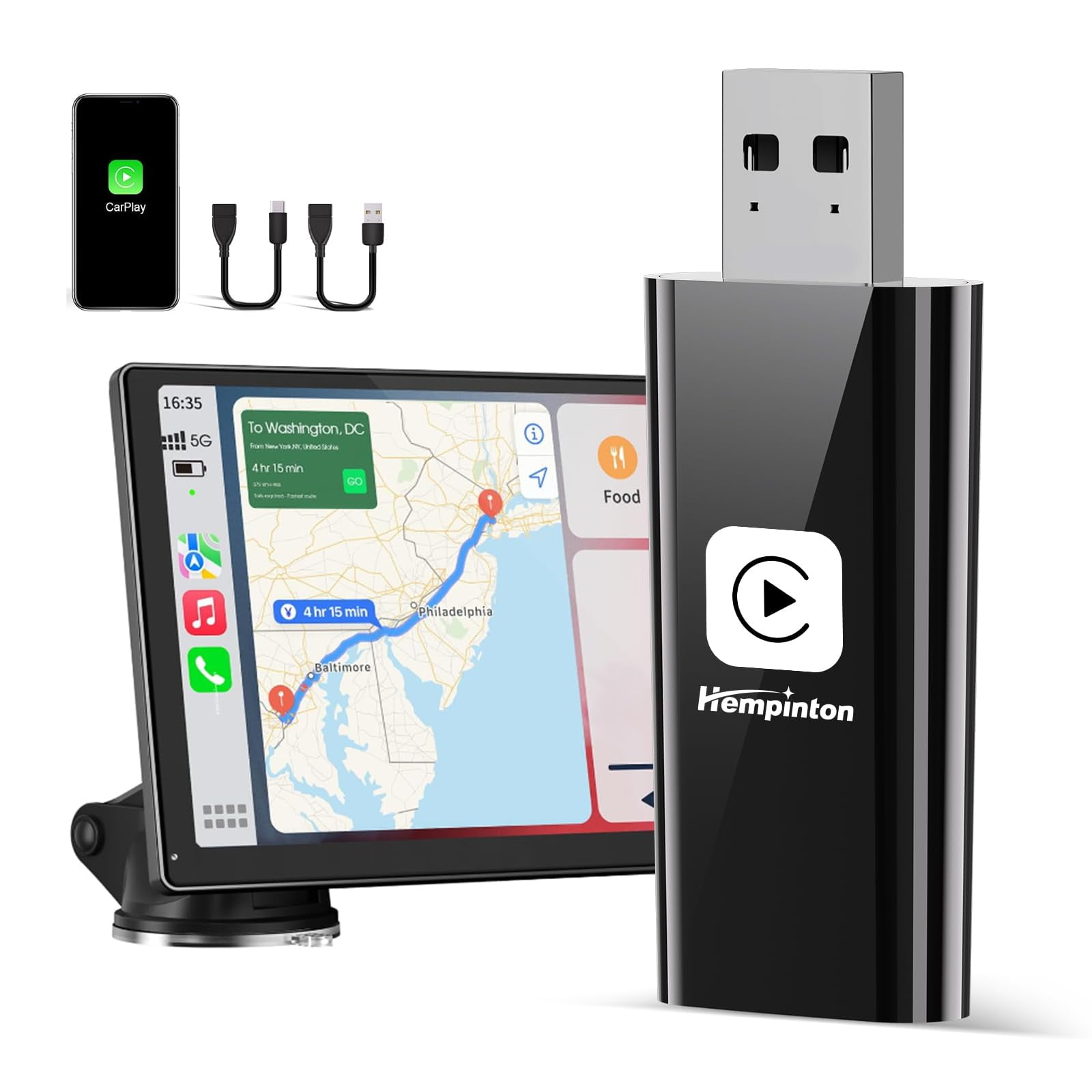 Wireless Carplay Adapter，Nobie Vivid Apple Carplay Wireless Adapter ...