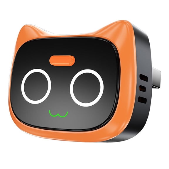 Ankedo Universal 2-in-1 Wireless CarPlay Android Auto Adapter, Orange, Compatible with iOS and Android
