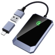 Wireless Carplay Adapter, Plug & Play CarPlay Converter Fit for Apple Phone, TPUFO No Latency Converts Wired to Wireless Dongle Adapter for iPhone iOS 10+