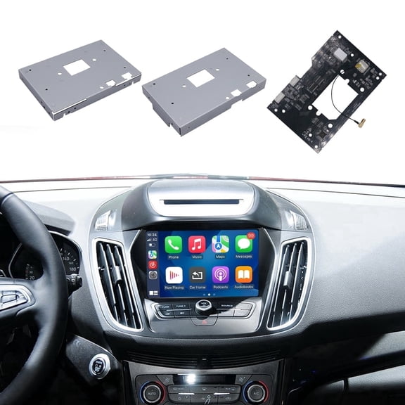 AUTOABC Wireless CarPlay & Android Auto Module for Ford F-150 2013-2014 with SYNC 2 System, Plug & Play Retrofit Kit Retains Original Screen