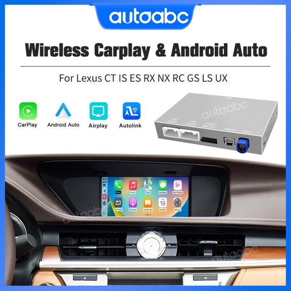 Wireless Carplay Android Auto adapter for 2013-2017 Lexus ES Series with Joystick Models