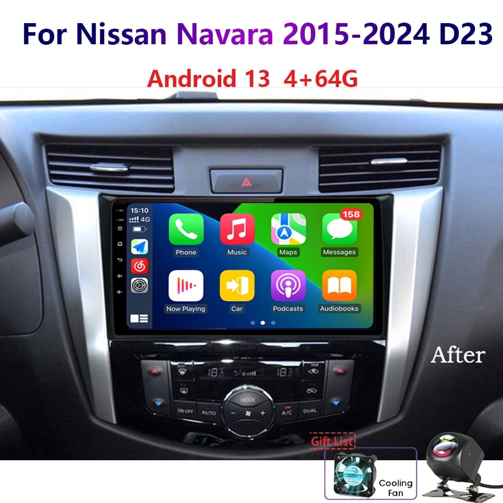 Android 13 Car Stereo For Nissan Navara NP300 2016-2019 - 9" Touchscreen With Wireless CarPlay, Android Auto, GPS & Bluetooth