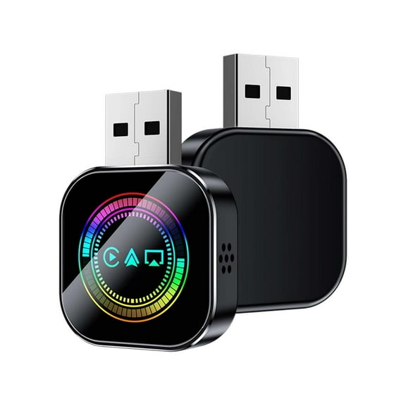 Wireless Carplay Mirror Link Adapter, 2026 Upgrade 3 in 1 Auto Adapter with 2.4/5ghz WiFi, Bluetooth 5.0, Instant Wired to Wireless Conversion Plug & Play