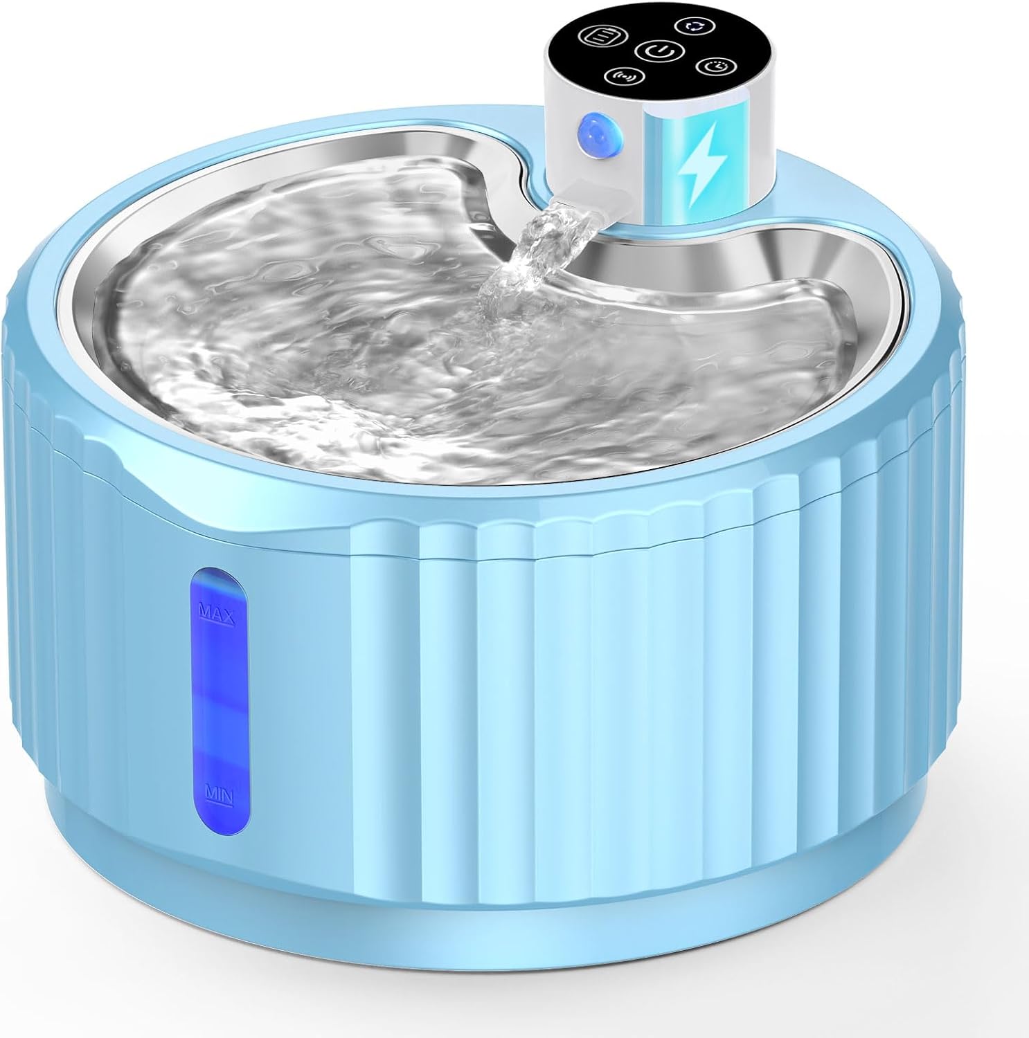 Dhohoo Kattenfonteinfilter, 4 Stuks, Drinkfontein Voor Katten, Filter, Kattenfontein, Vervangingsfilter, Drinkfontein Voor Katten En Honden, Rond