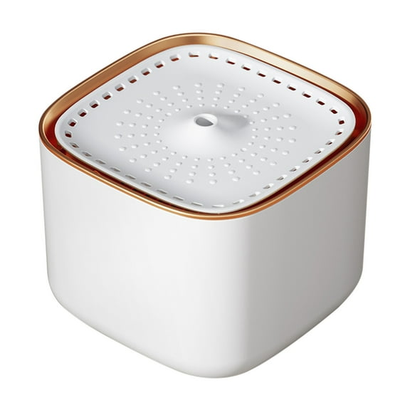 Wireless Cat Water Fountain, Battery Operated Cat Fountain Stainless Steel with Water Level Window, 3 Work Modes, Cordless Pet Water Fountain for Cats, Dogs, Pets, Inside