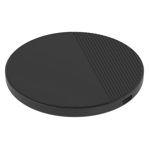Qi Wireless Charging Pad, Qi Certified, Black, Compatible with iPhone 17/16/15/14/13/12/11/XS/X/8 Series, Samsung Galaxy Series, etc