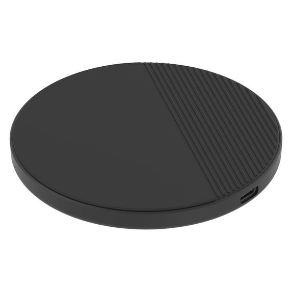 Qi Wireless Charging Pad, Qi Certified, Black, Compatible with iPhone 17/16/15/14/13/12/11/XS/X/8 Series, Samsung Galaxy Series, etc