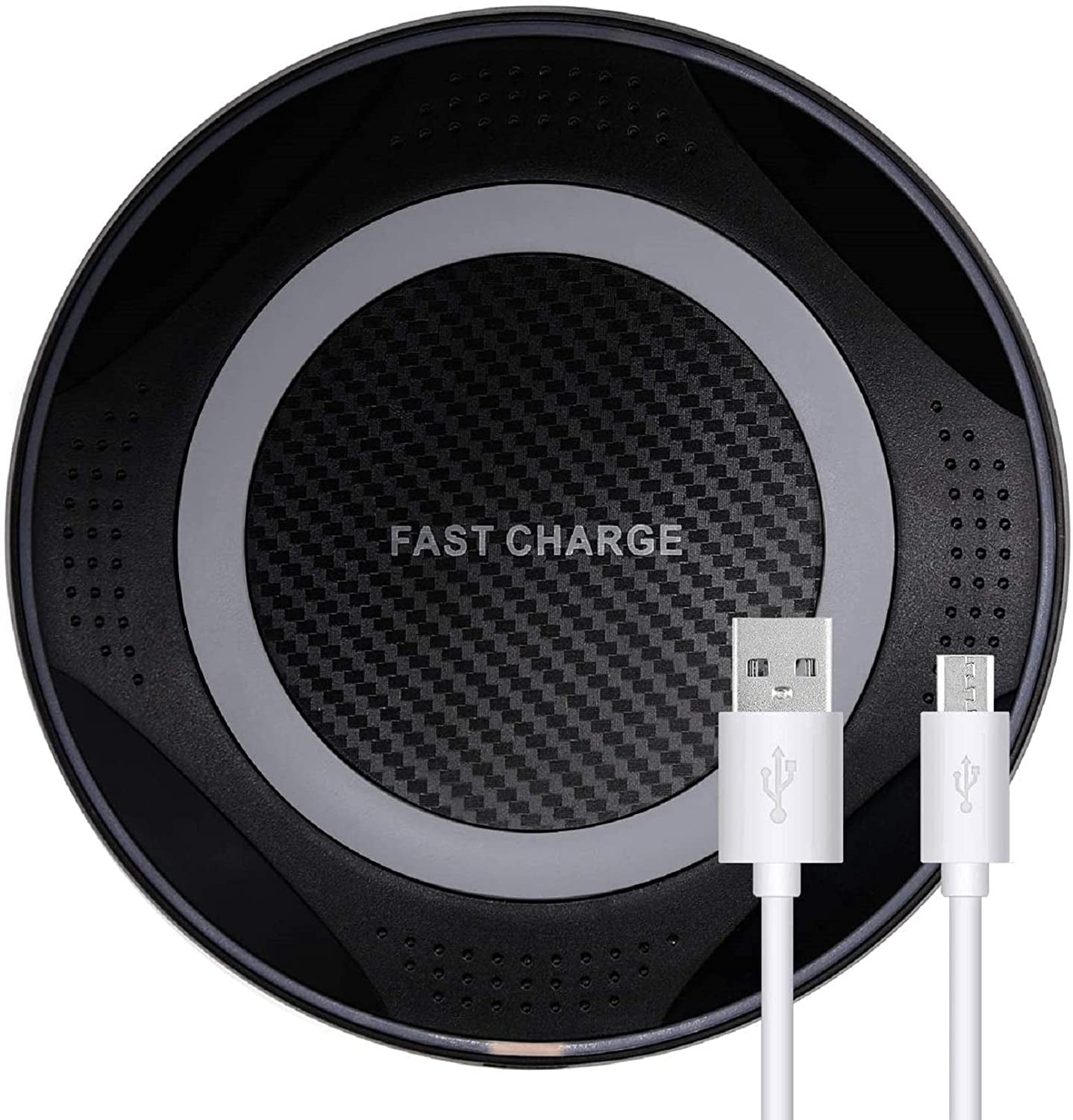 10W Fast Wireless Charger Pad para iPhone, Samsung Dominican