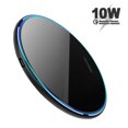 thumbnail image 1 of Wireless Charger 10W Qi Wireless Charging Compatible with iPhone 11/11Pro/11Pro Max/Xs Max/XS/XR/X/8 Plus, Compatible with Galaxy S9/S9+/S8/S8+ 5W for All Qi-Enabled Phones (Black1), 1 of 8
