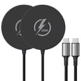 thumbnail image 1 of Wireless Charger 2 Pack,25W Fast Charging Pad Portable Charger Compatible for iPhone 17 16 15 13 14 12 Series&AirPods, 1 of 8