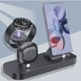 thumbnail image 1 of Wireless Charger Android 4 In 1 Charging Station For Samsung Phone Galaxy Z Flip 5/4/3 Z Fold 5/4/3 S24/S23 S22 S20 Ultra, Galaxy Watch 6/5/4/3 Galaxy Buds, 1 of 14