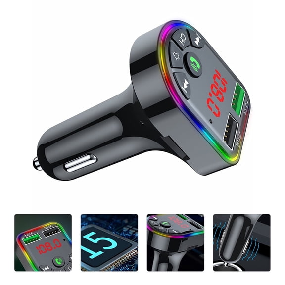 Wireless Charger Car USB Music Player Adapter Cargador De Telefono Para Carro Charging Abs