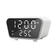 thumbnail image 1 of Wireless Charger Clock LED Digital Alarm Clock Temperature Chargers 15W Fast Wireless Charging Charging Station Desktop Clocks, Phone Holder, 1 of 5