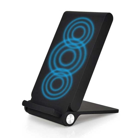 Wireless Charger Compatible With Google Pixel 5/6/7/8/9/10 - 10W Fast Folding Stand 3-Coils Charging Pad