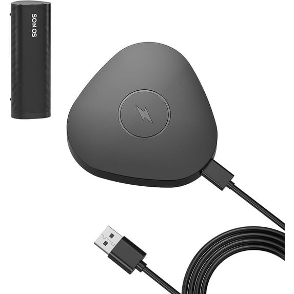 Wireless Charger Compatible with Sono-s Roam, Magnetic Charging Base, Power up Charging Dock for Portable Bluetooth Speaker for Sono-s Roam SL(White)…
