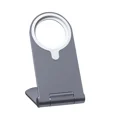 thumbnail image 1 of Wireless Charger Desktop Power Dock Stand - Foldable Magnetic Phone Charger Stand, MagSafe Compatible - For iPhone and Other Qi-Enabled Devices (Charger Not Included), 1 of 7