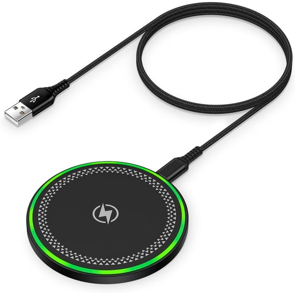 Wireless Charger Fast Charger Cargador inalmbrico para Charging Pad Wireless Phone Charger for Android Galaxy S25 Edge S25 Ultra S25 Plus S24 S23 S22, iPhone 17 Pro Max 17 Air 16 15