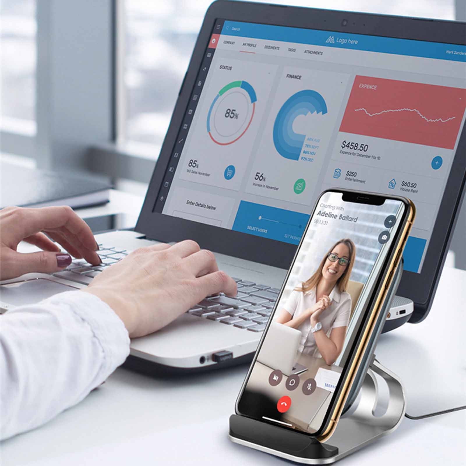 Wireless Charger Portable, Wireless Charger, 10w Max Wireless Charging