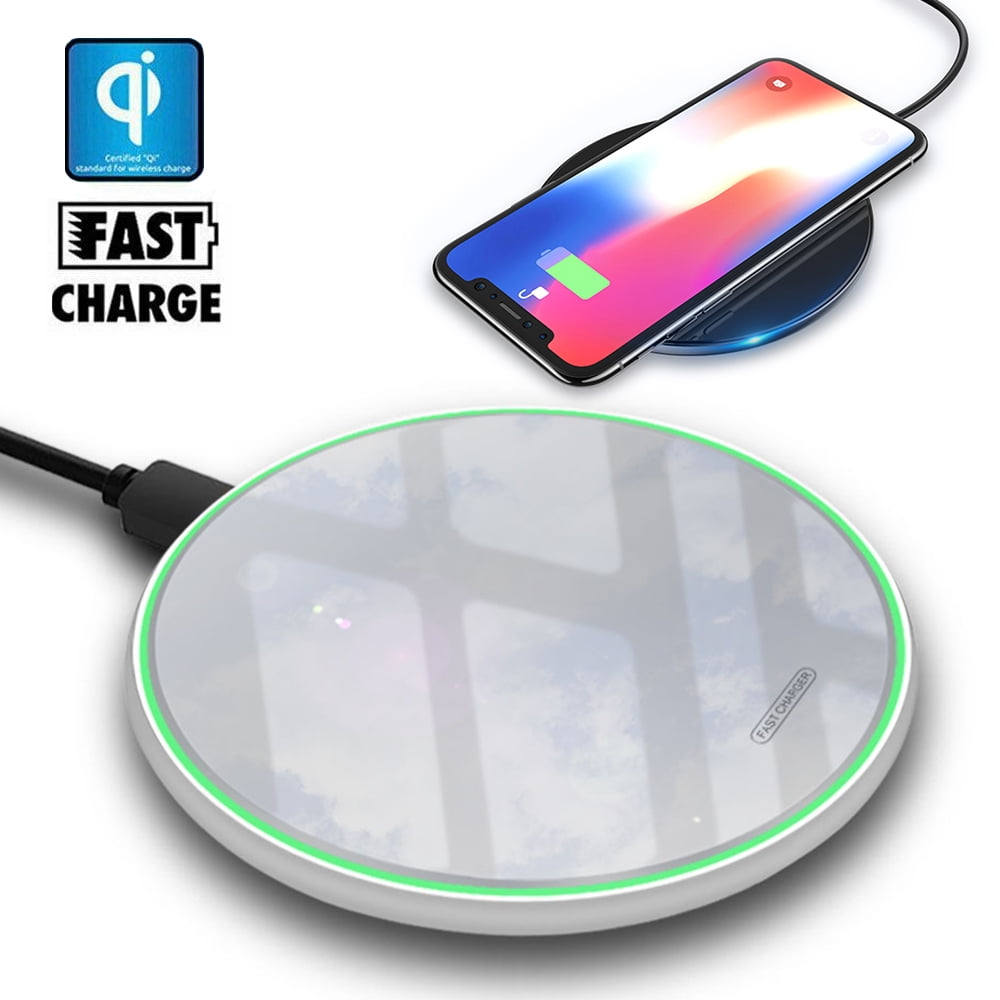 Wireless Charger,QI Certified Non-Slip Fast Charging Wireless
