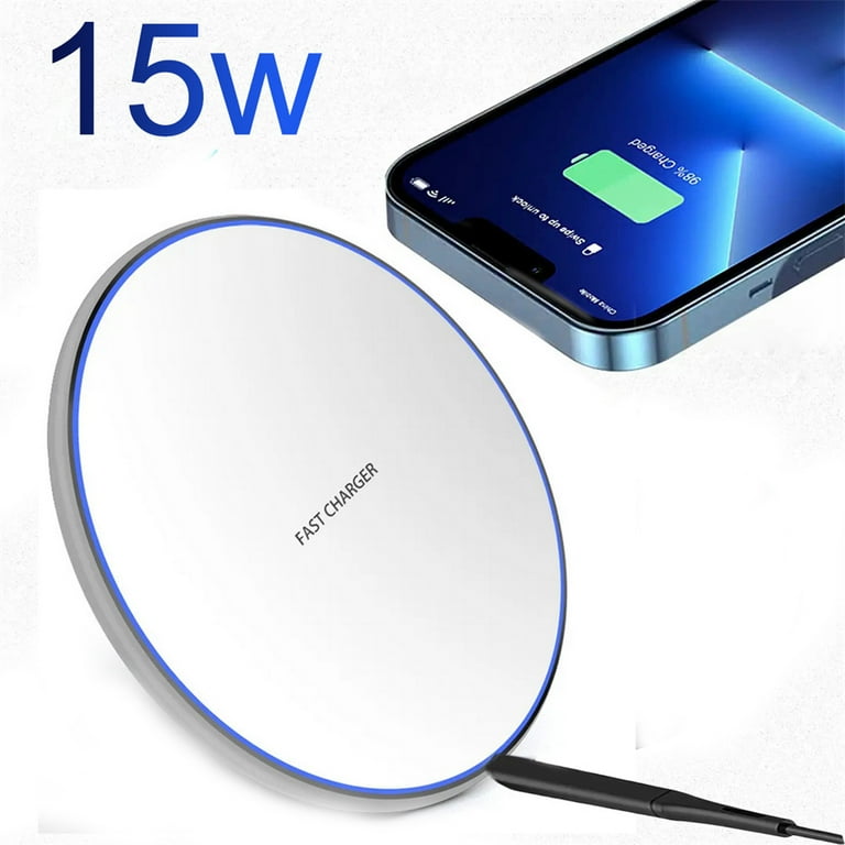 Wireless Charger Qi-Certified 15W Wireless Charging Pad for iPhone