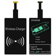 Wireless Charger Receiver, Nakedcellphone Qi Adapter Sticker for Micro USB Cell Phones Android, Motorola, LG, Alcatel, etc