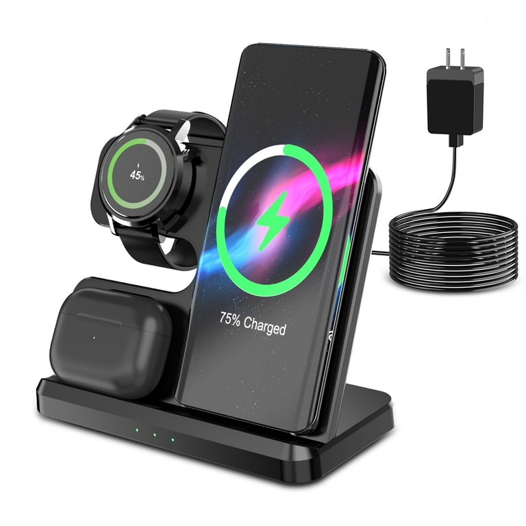 AMIR 3 in 1 Wireless Charger for Samsung S23 S22 S21, Galaxy Watch 
